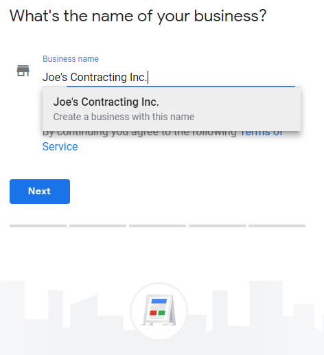 Google Business Setup